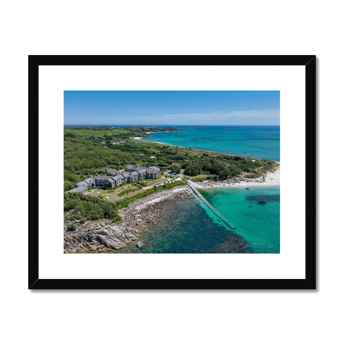 St. Martin's View ~  Framed & Mounted Print