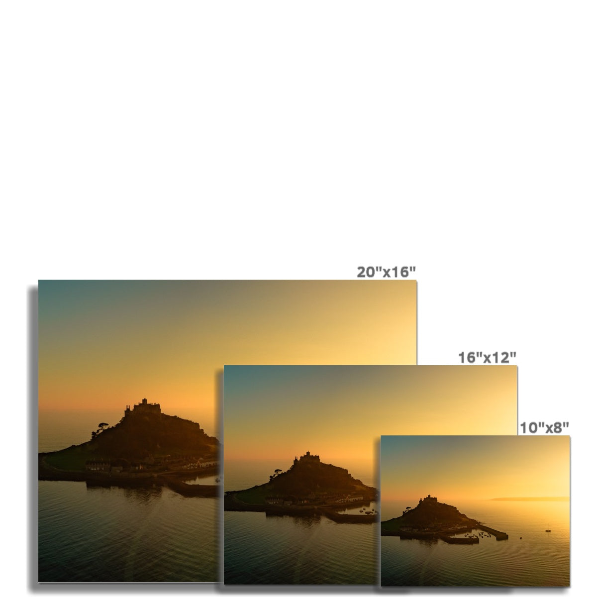 st michaels mount sunset picture sizes