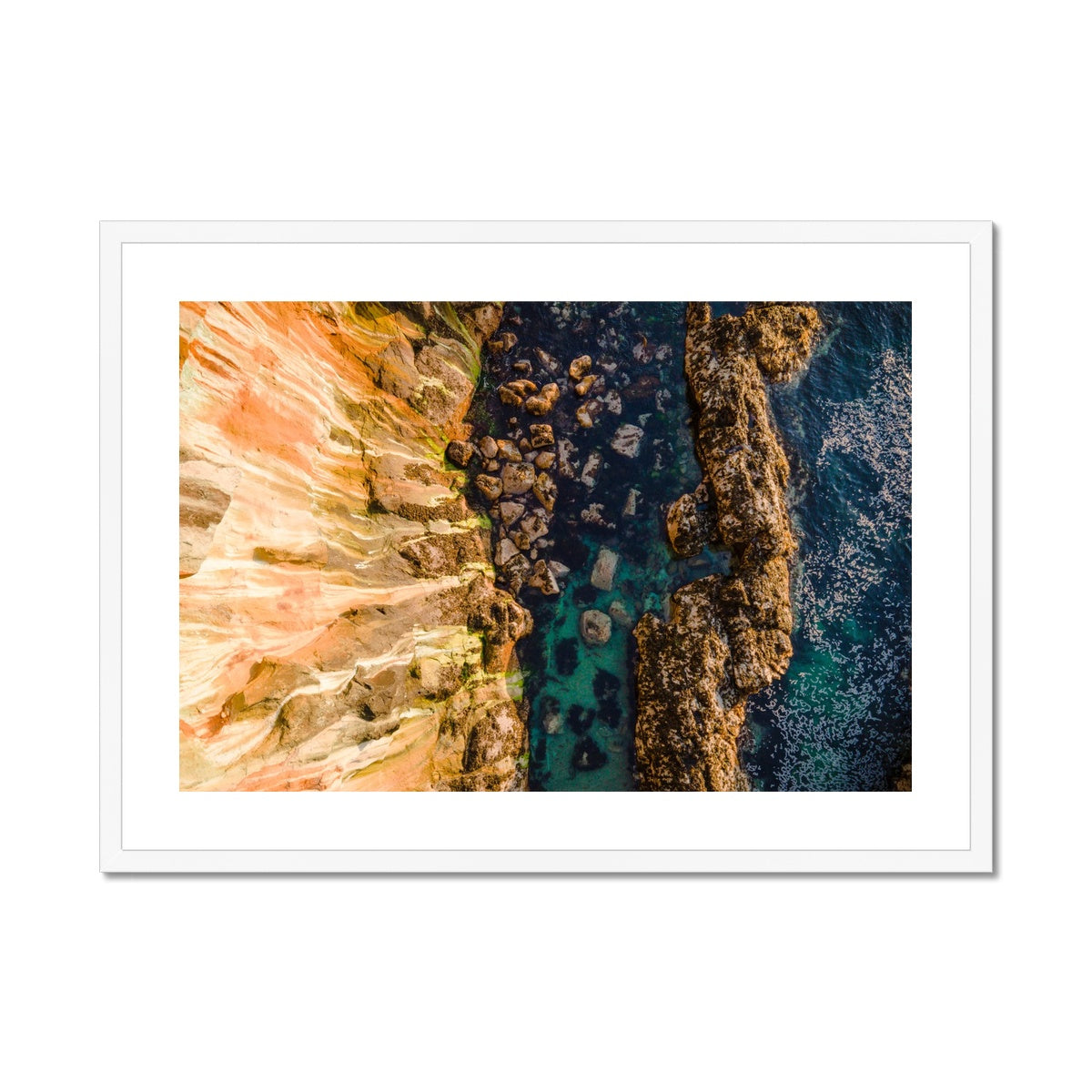 hanover rock colours white frame