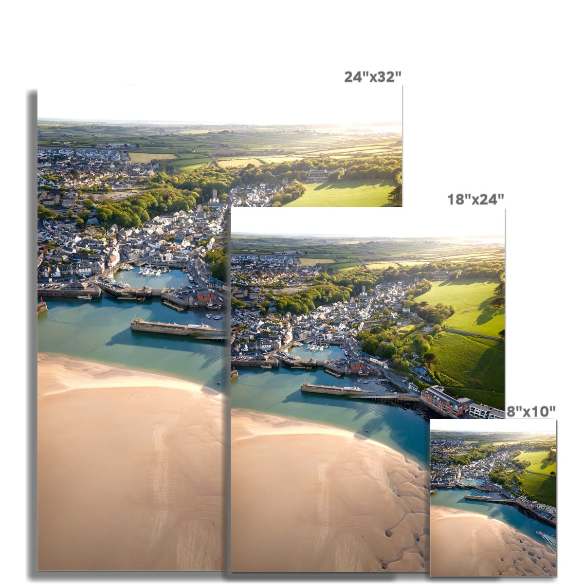 padstow picture sizes