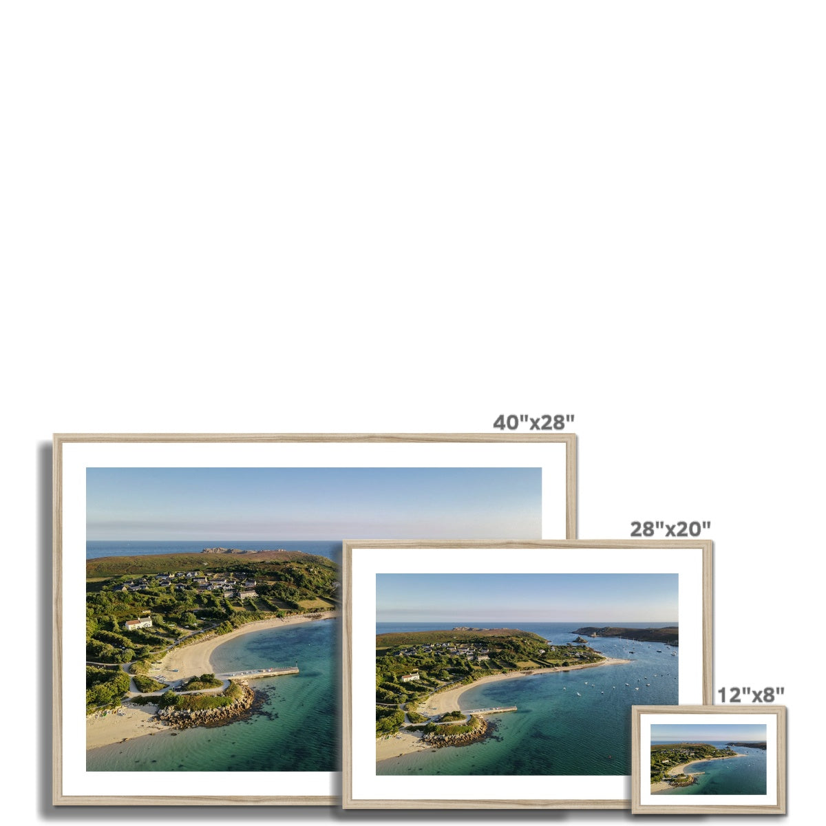 quay bryher wooden frame sizes