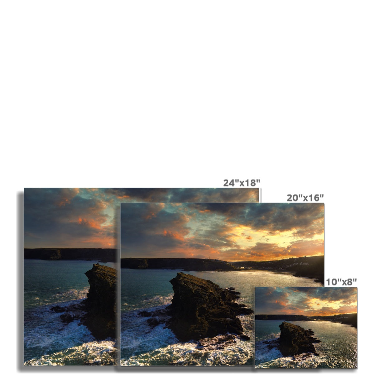 gull rock portreath picture sizes