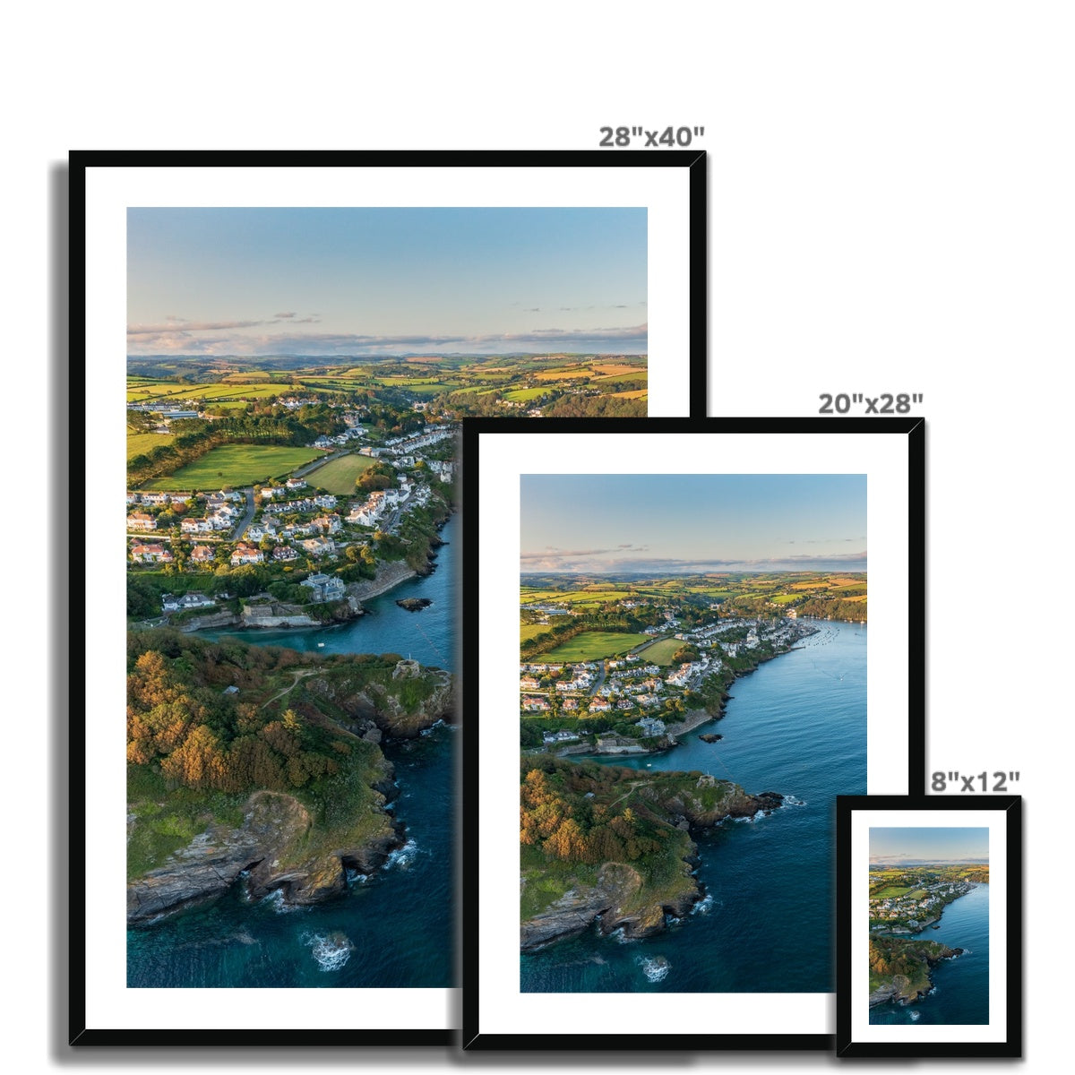 st catherines castle fowey wooden frame sizes