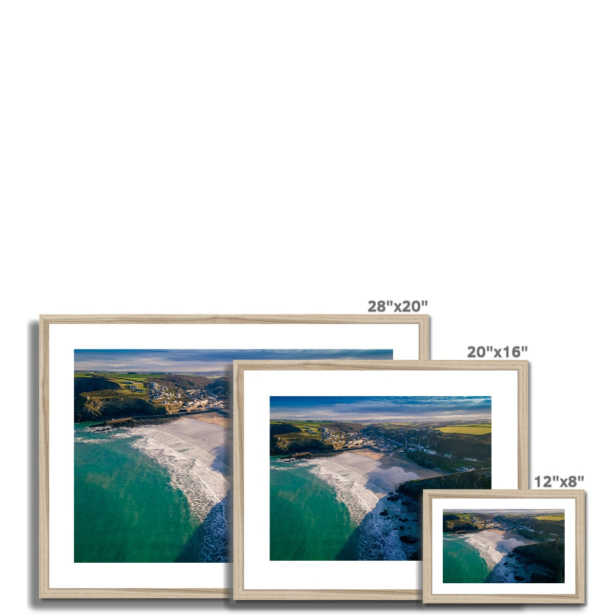 portreath beach frame sizes
