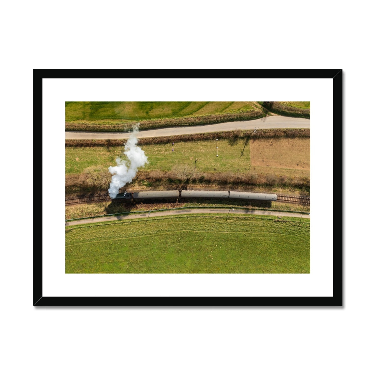 Bodmin & Wenford Steam Train ~ Framed & Mounted Print