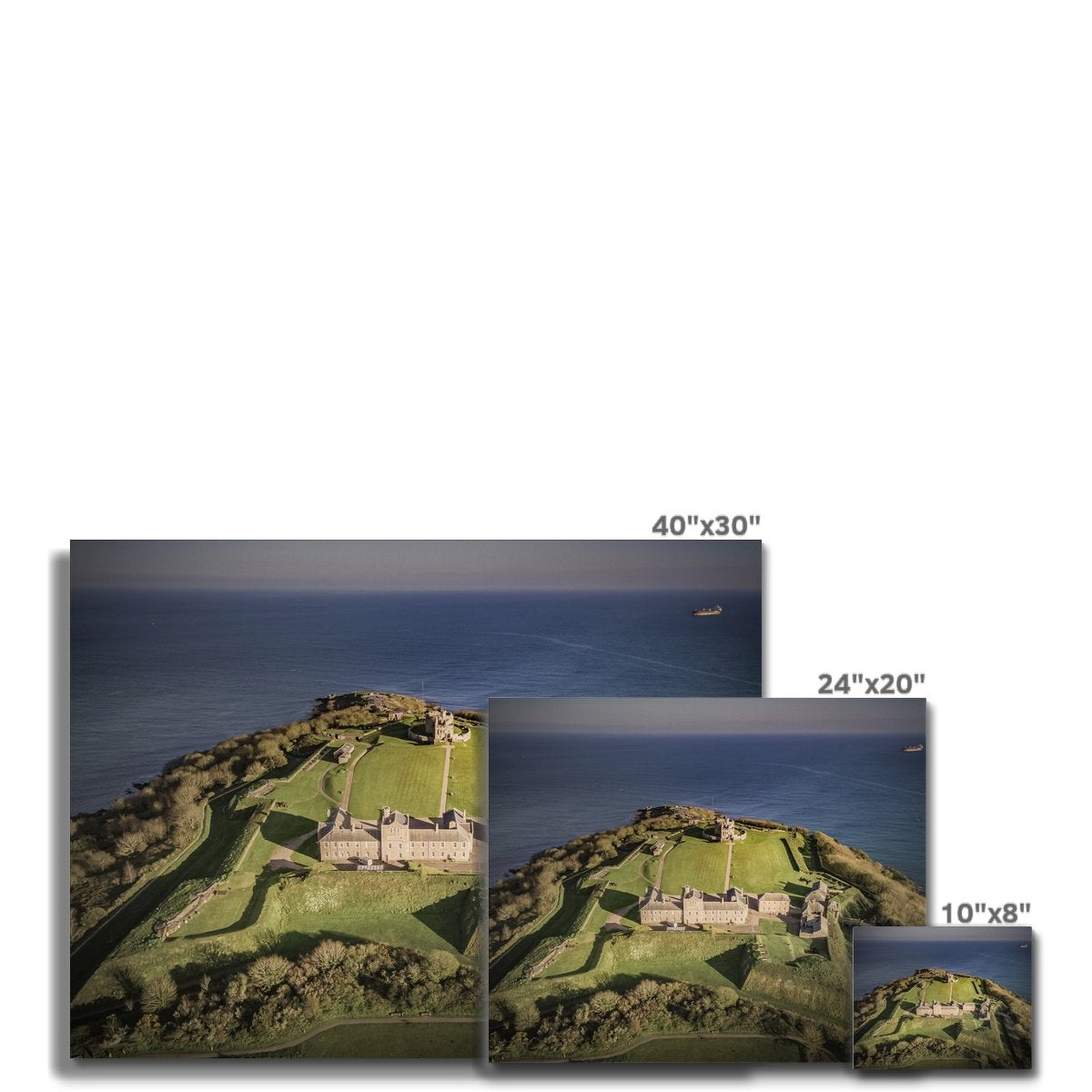 pendennis castle canvas sizes