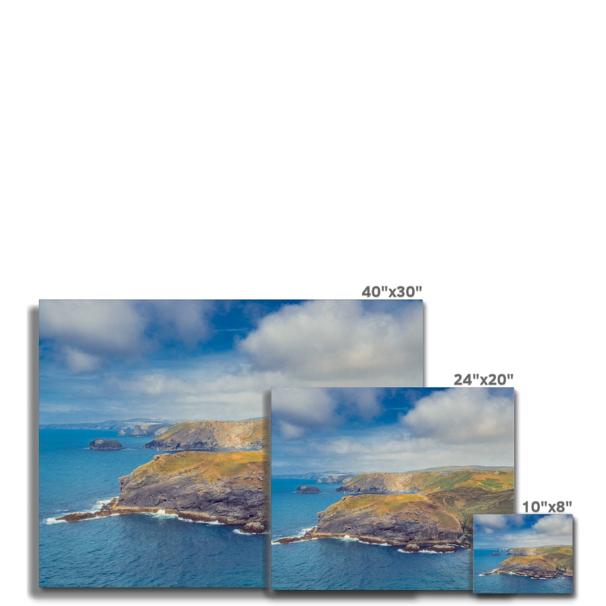 tintagel castle island canvas sizes