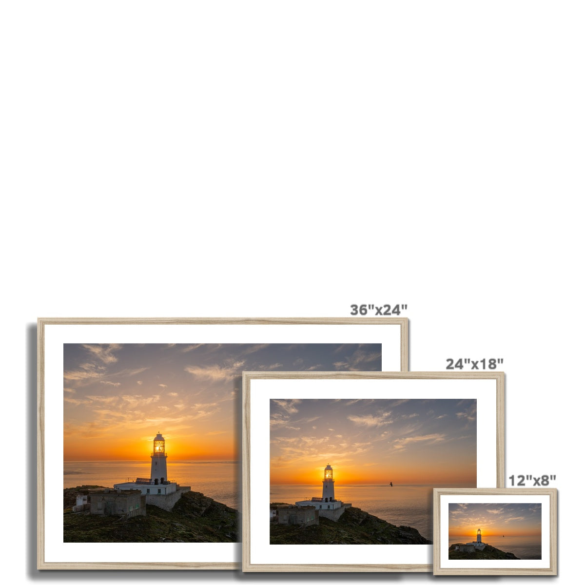 round island sunset frame sizes