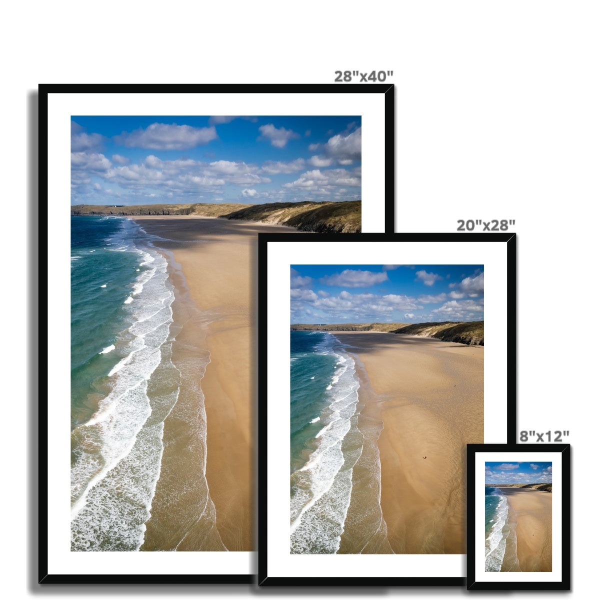 Sand Bank ~ Framed & Mounted Print