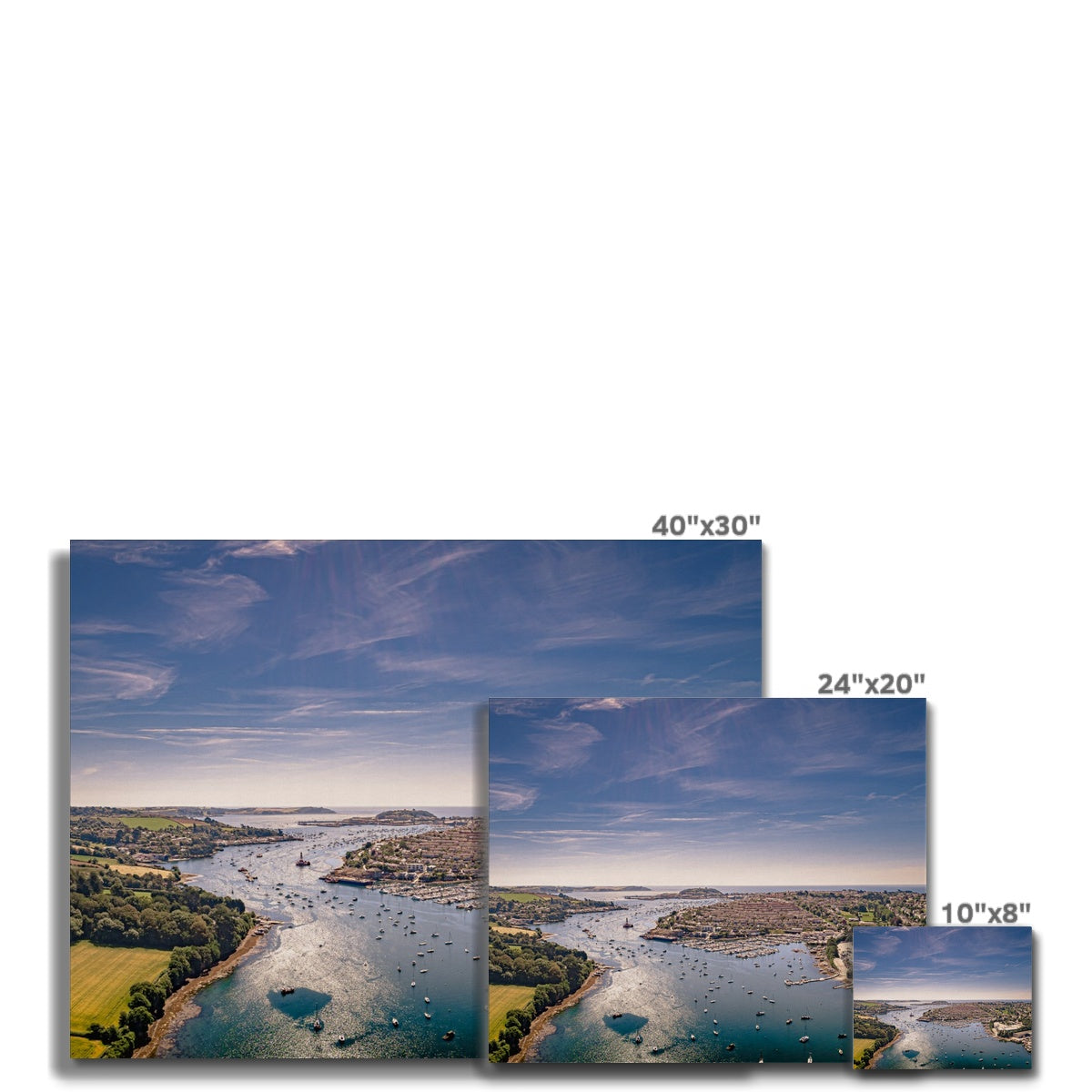 falmouth view to sea canvas sizes