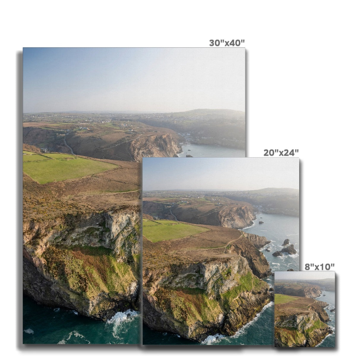 Cross Coombe Cliff ~ Canvas