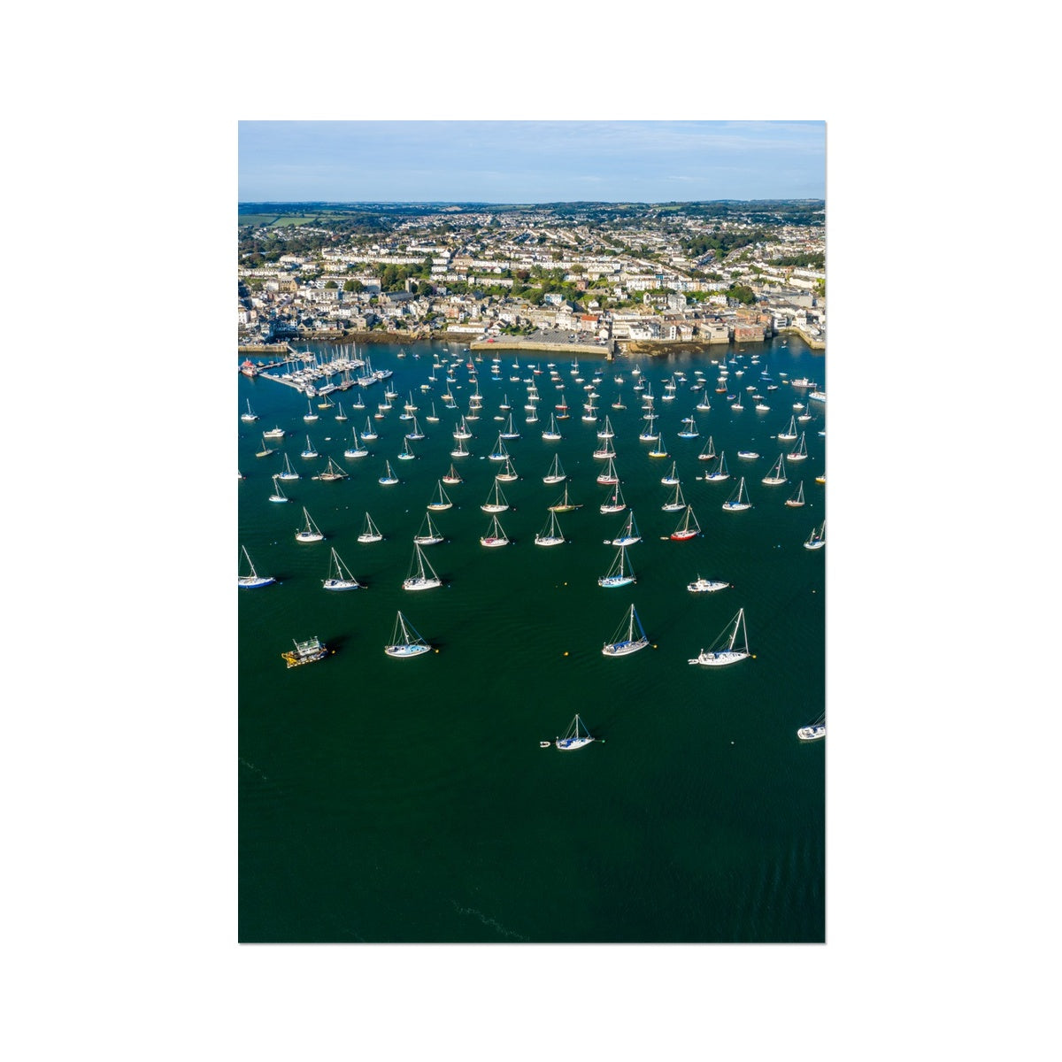falmouth sailing boats photograph
