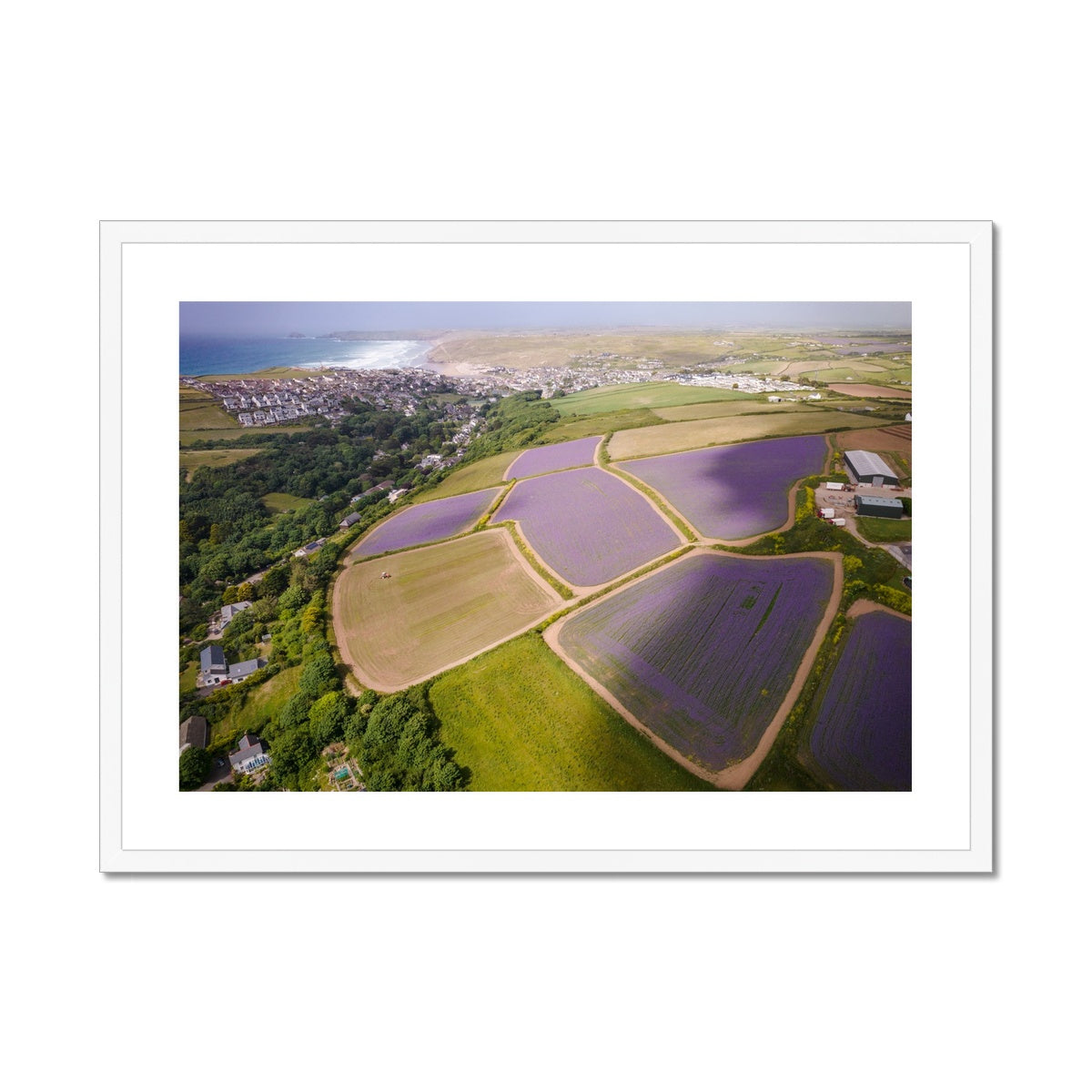Polglaze Farm, Perranporth ~ Framed & Mounted Print