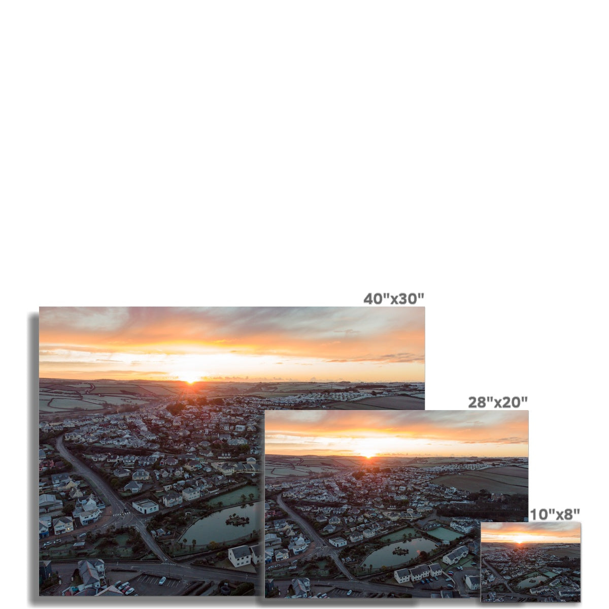 frozen dawn perranporth picture sizes