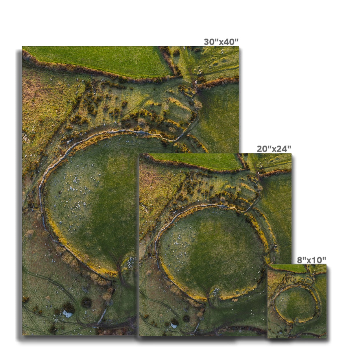 bury castle from above canvas sizes