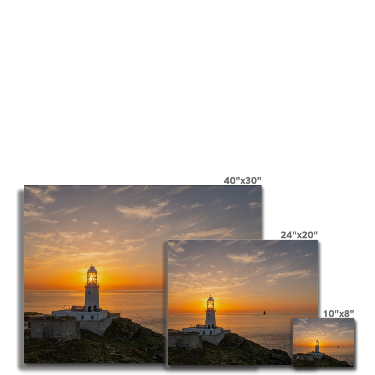 round island sunset canvas sizes