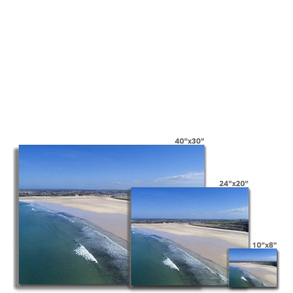 porthkidney beach canvas sizes