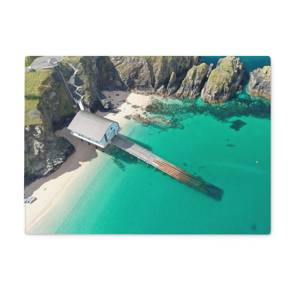 padstow lifeboat station chopping board