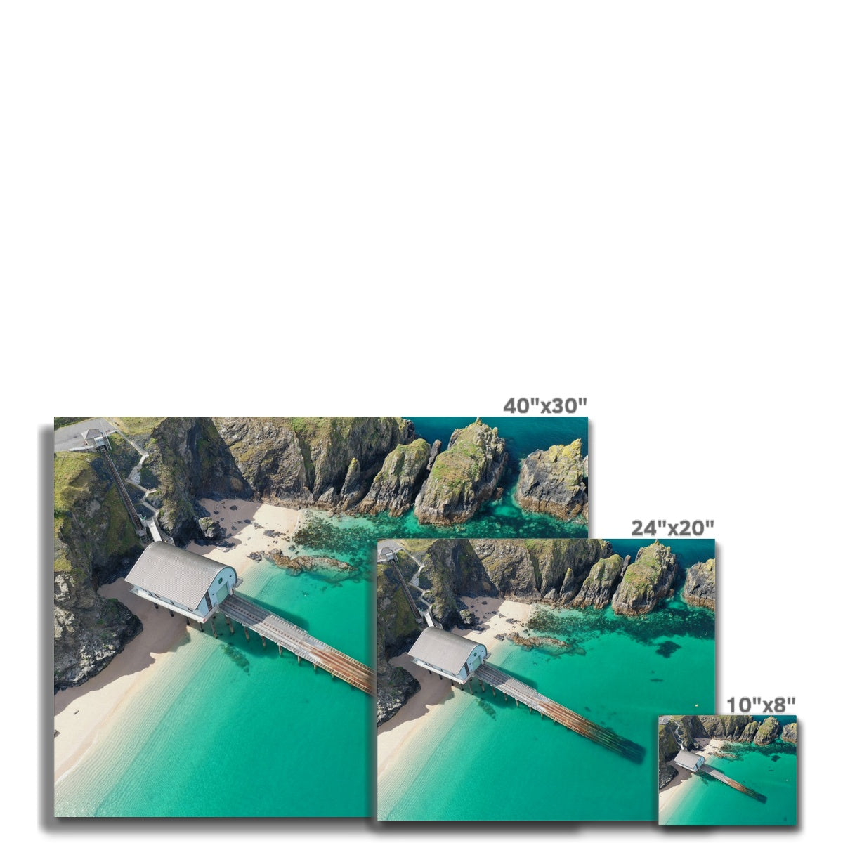 padstow lifeboat station canvas sizes