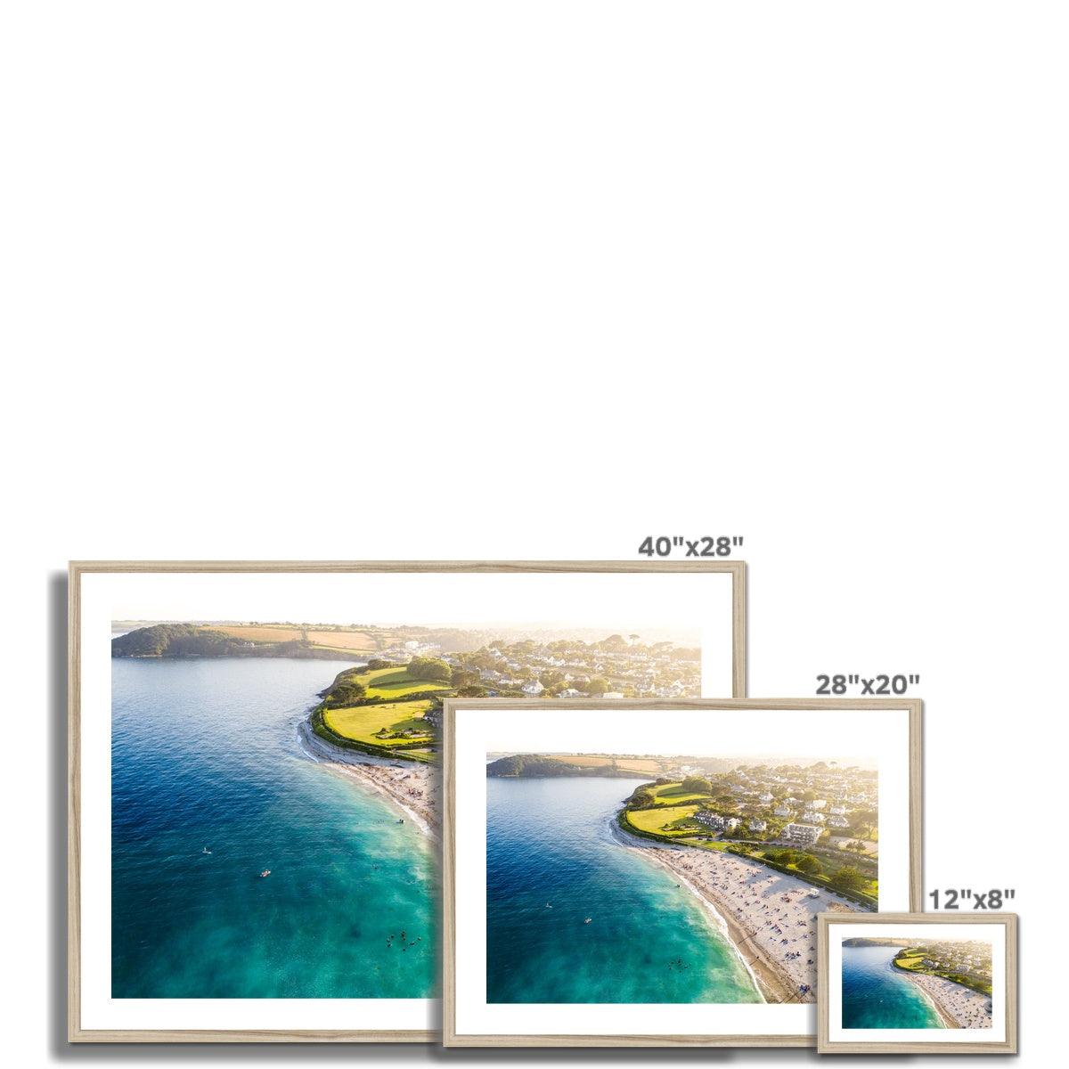 gyllyngvase view frame sizes