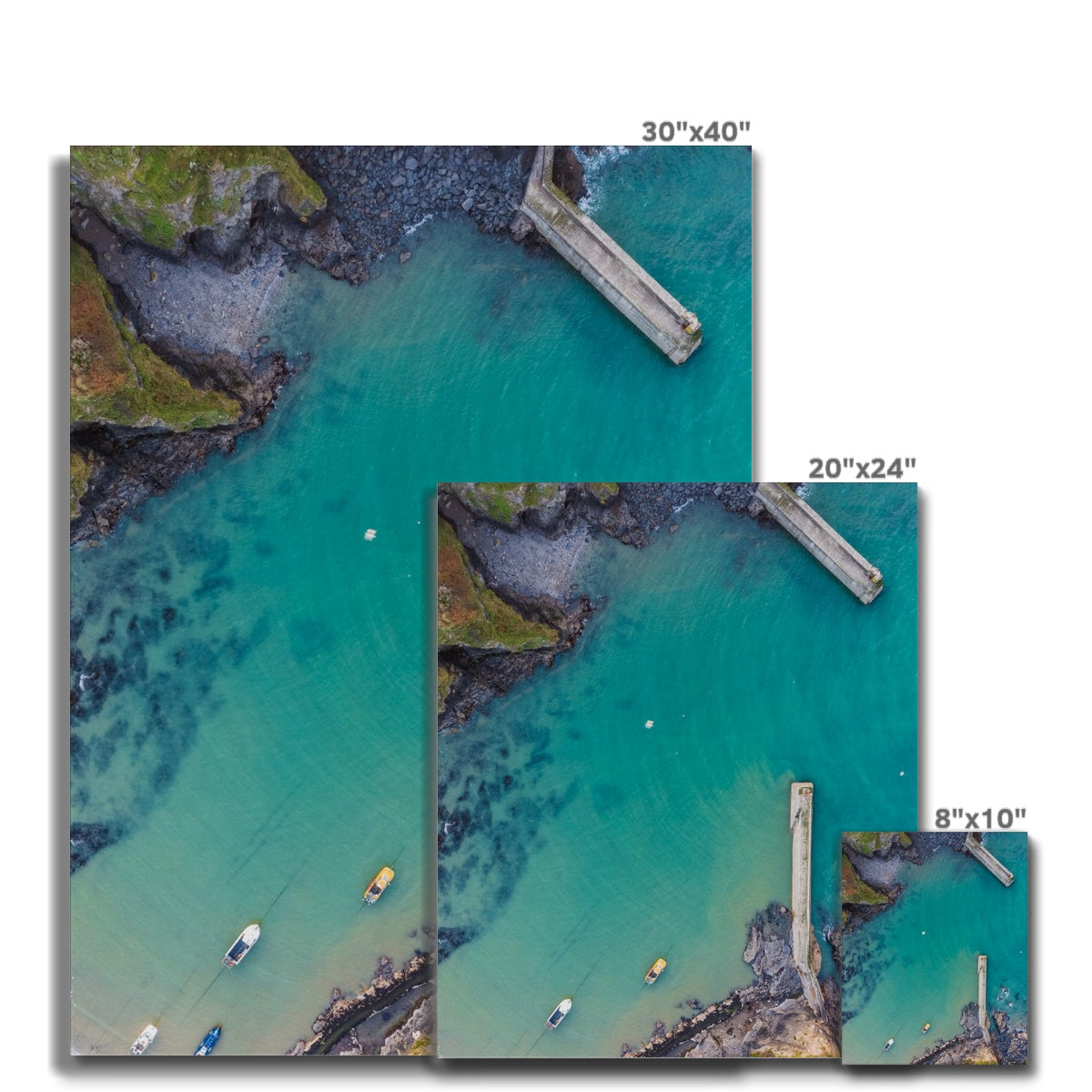 port issac harbour canvas sizes