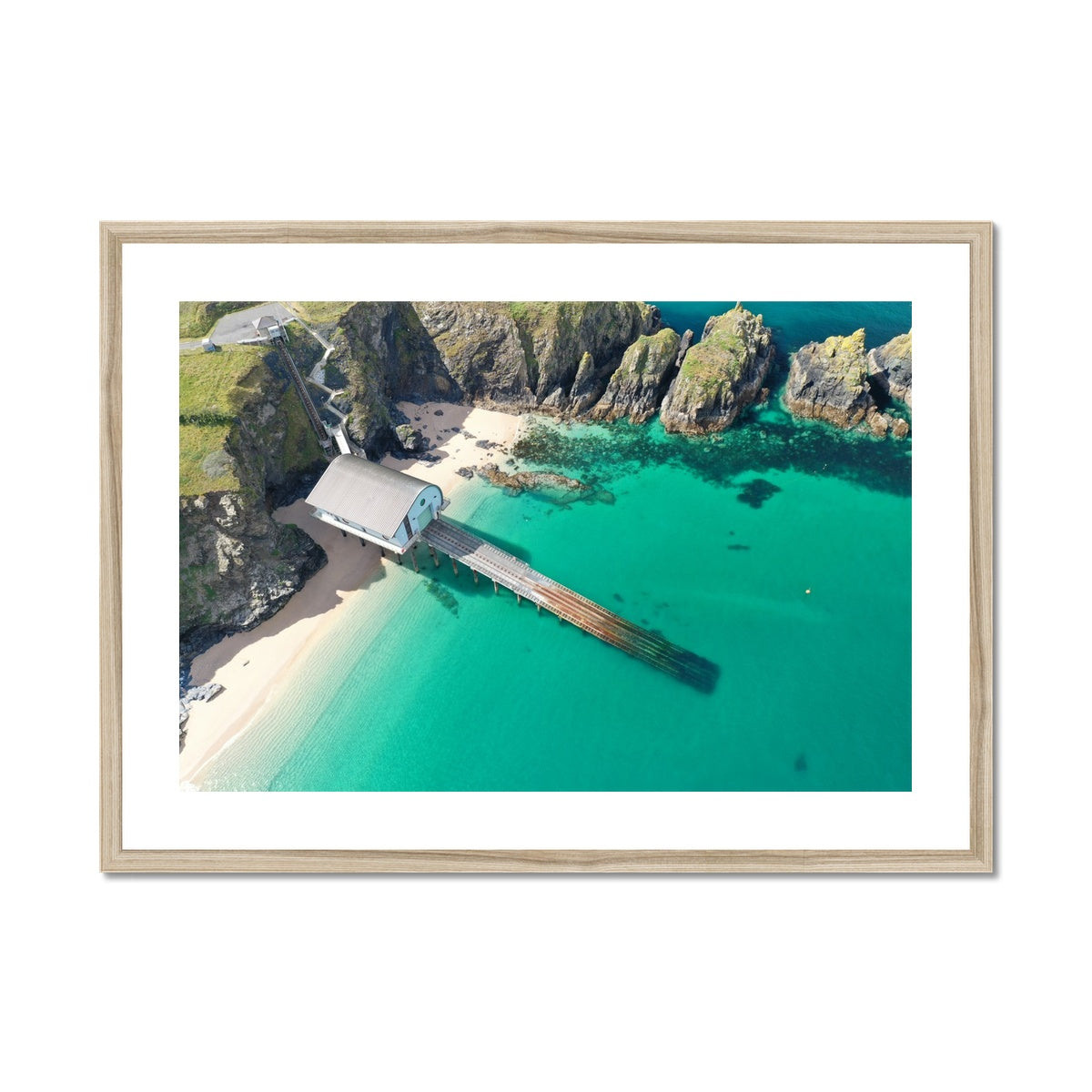 padstow lifeboat station wooden frame