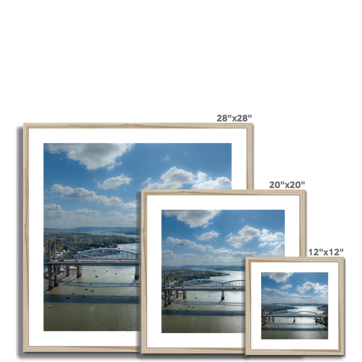 Tamar Bridge ~ Framed & Mounted Print