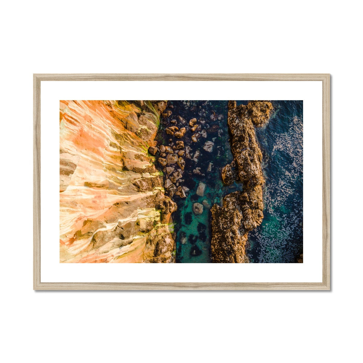 hanover rock colours wooden frame