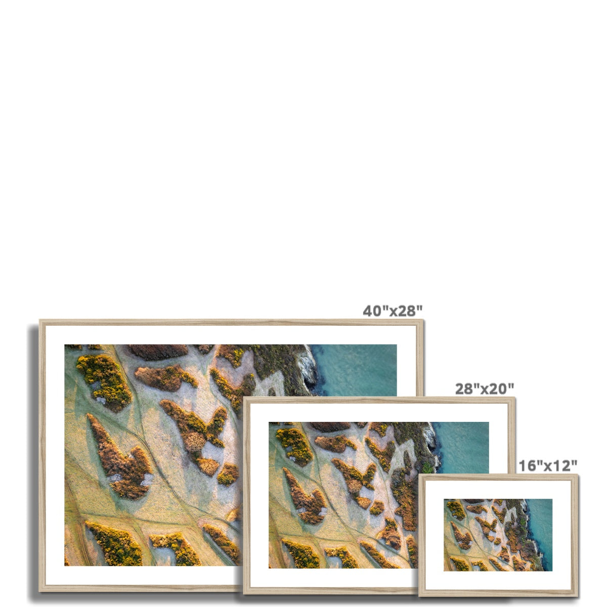 Gannel Top Down ~ Framed & Mounted Print