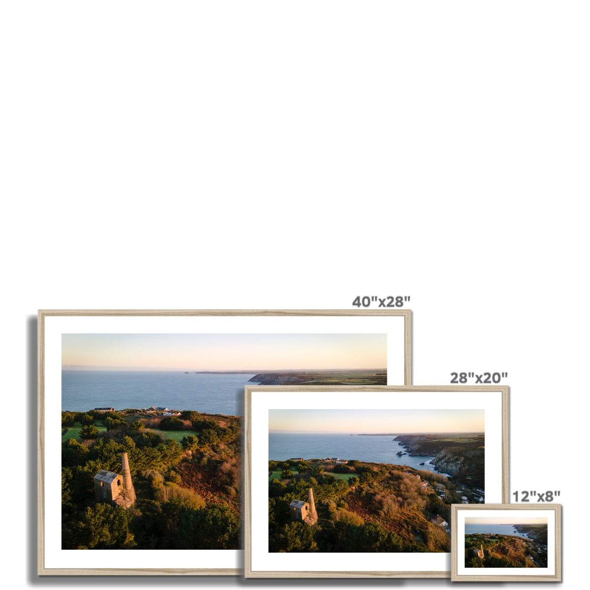 wheal turnavore framed photograph