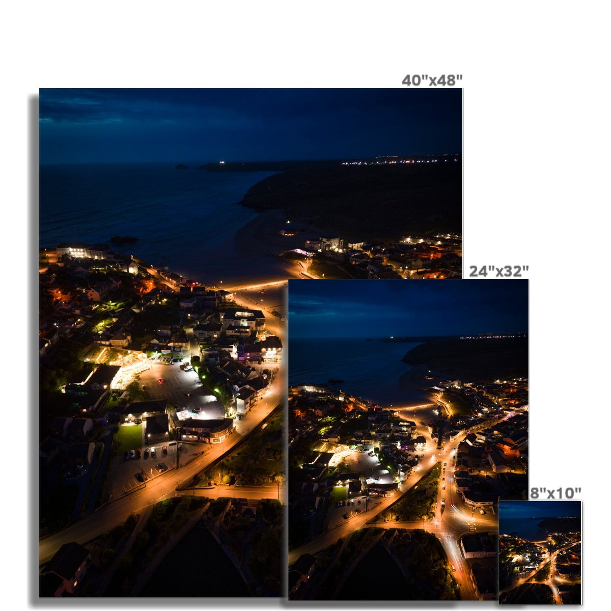 Perranporth By Night ~ Photograph