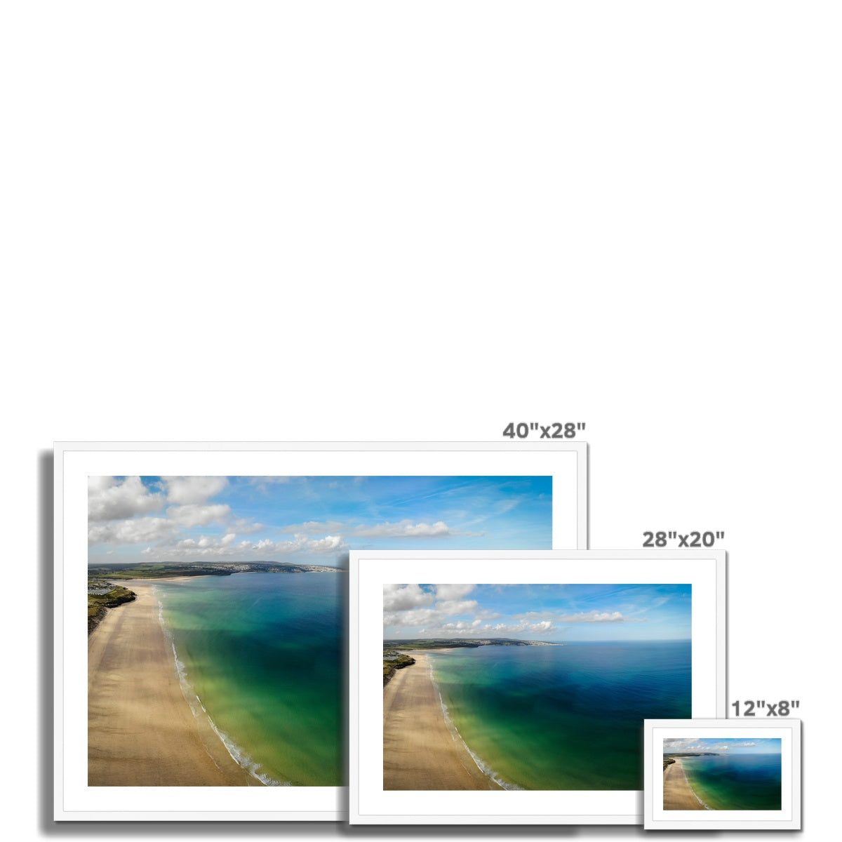 sandy acres view frame sizes