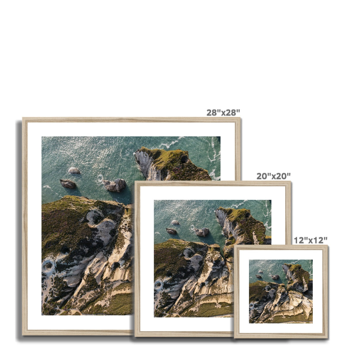hanover cove top down framed photograph