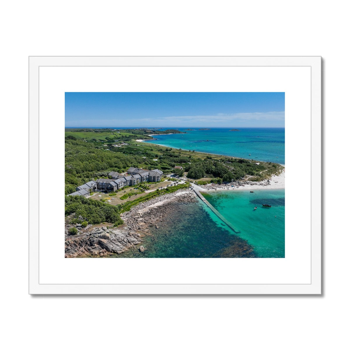St. Martin's View ~  Framed & Mounted Print