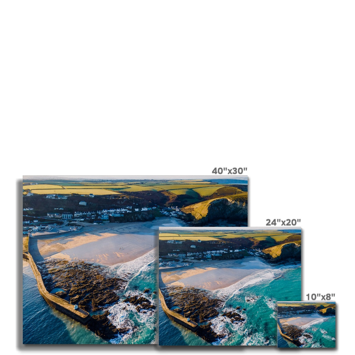 portreath harbour canvas sizes
