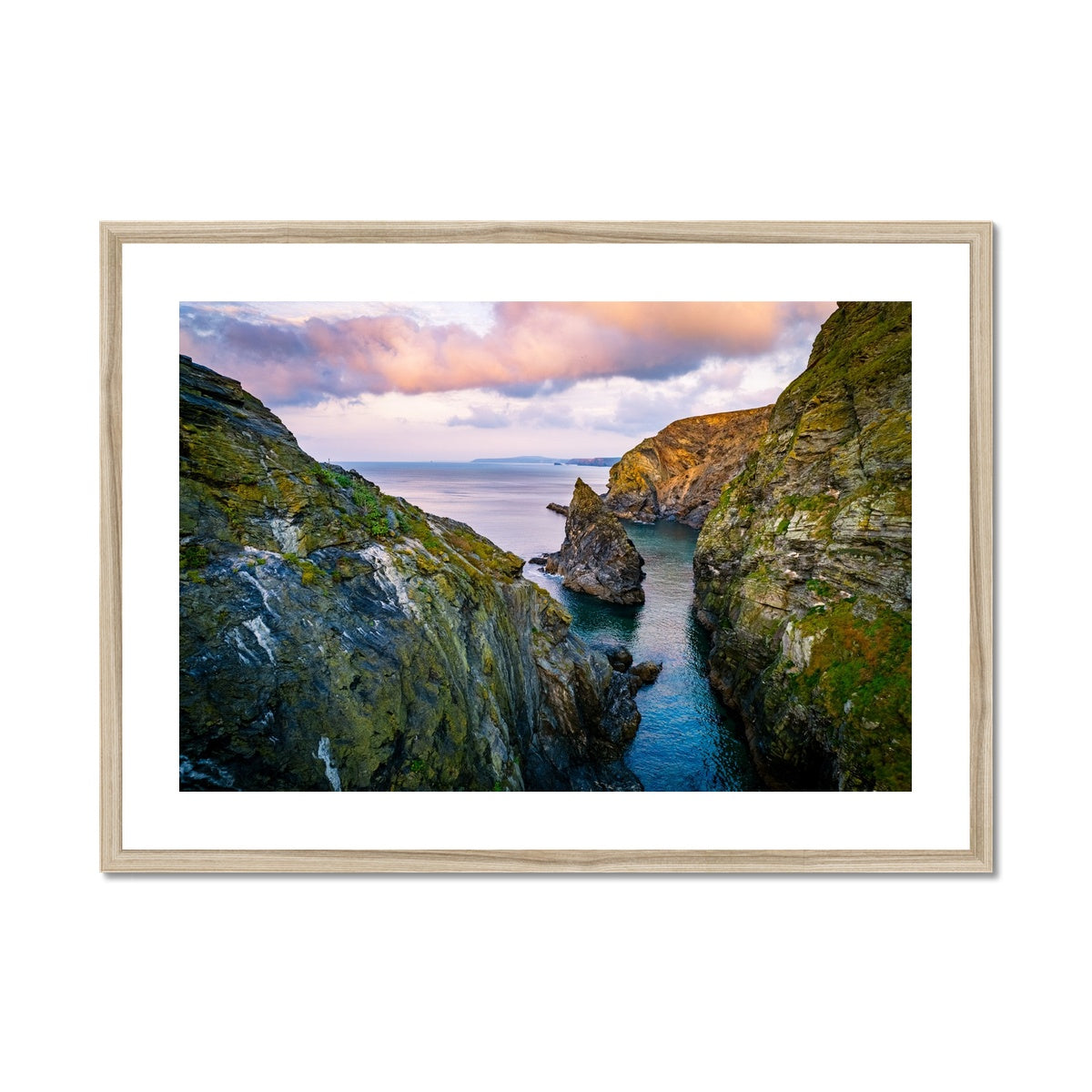 hells mouth view wooden frame