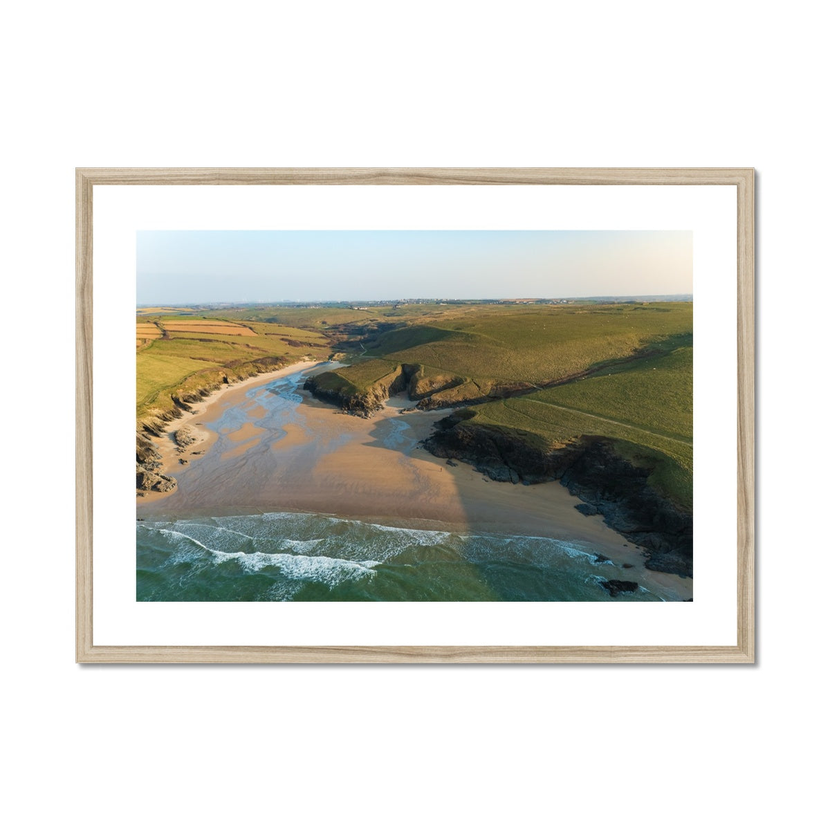Polly Joke Beach ~ Framed & Mounted Print