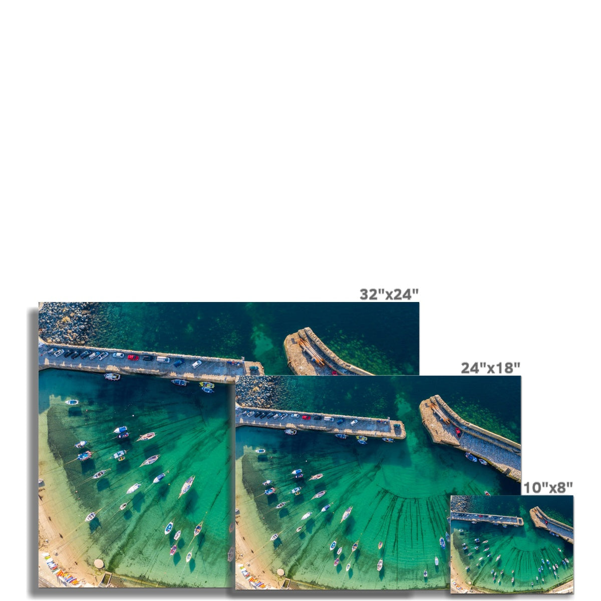 mousehole harbour picture sizes