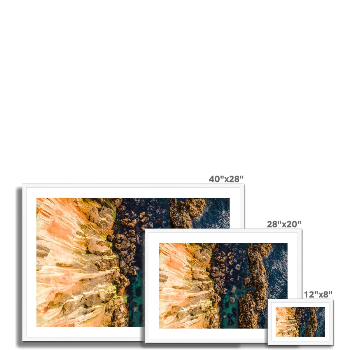 hanover rock colours wooden frame sizes