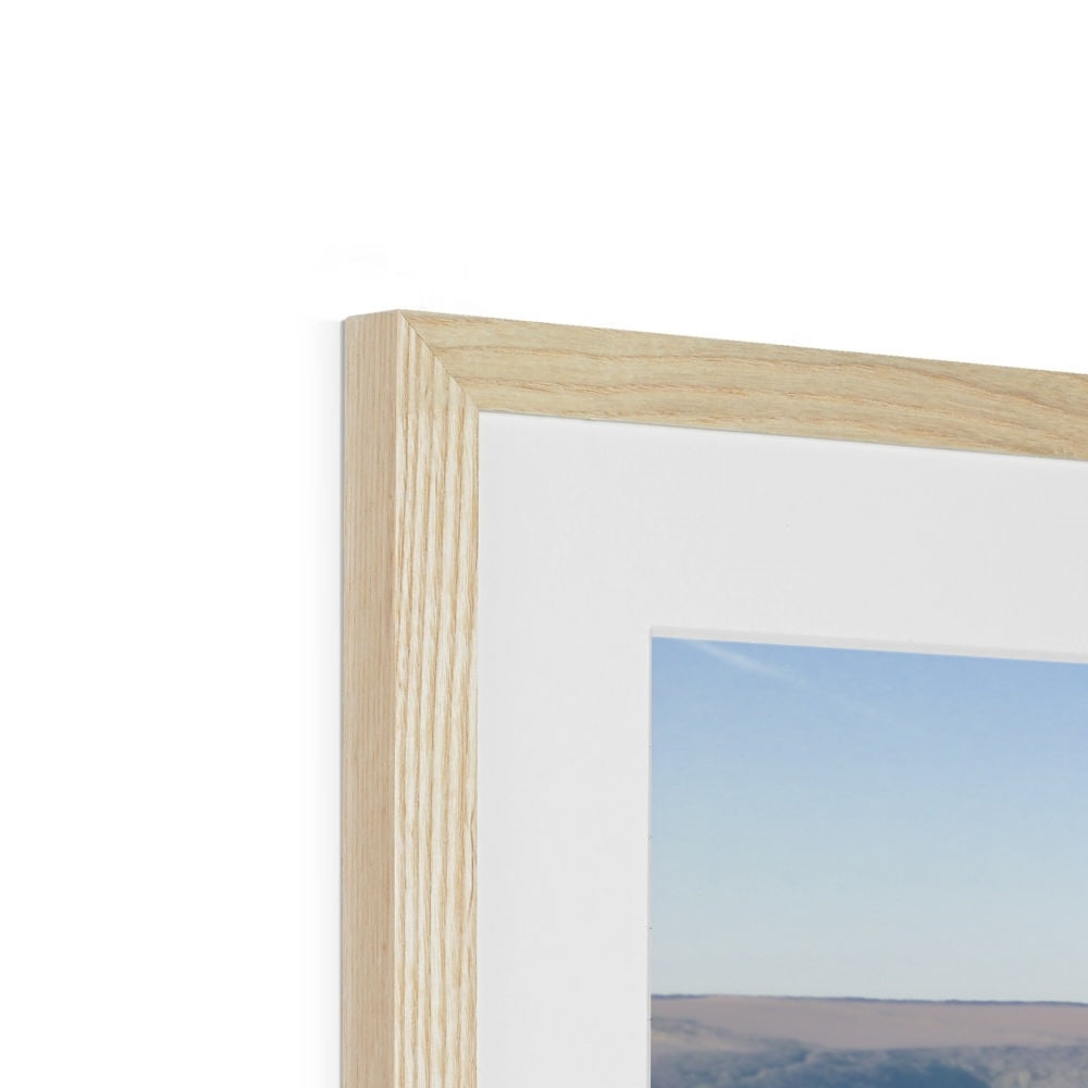 Foiling Crantock ~ Framed & Mounted Print