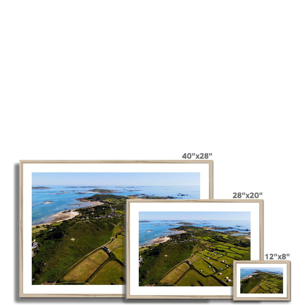 bryher campsite view wooden frame sizes