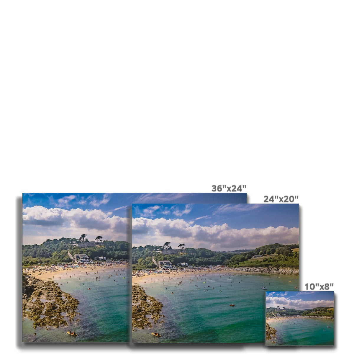 maenporth beach canvas sizes