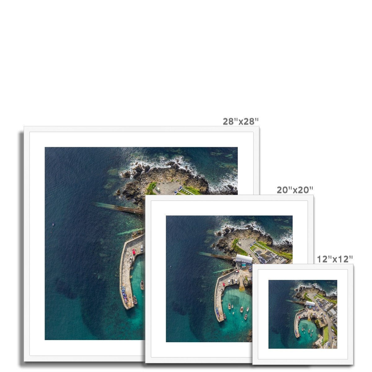 coverack from above wooden frame sizes