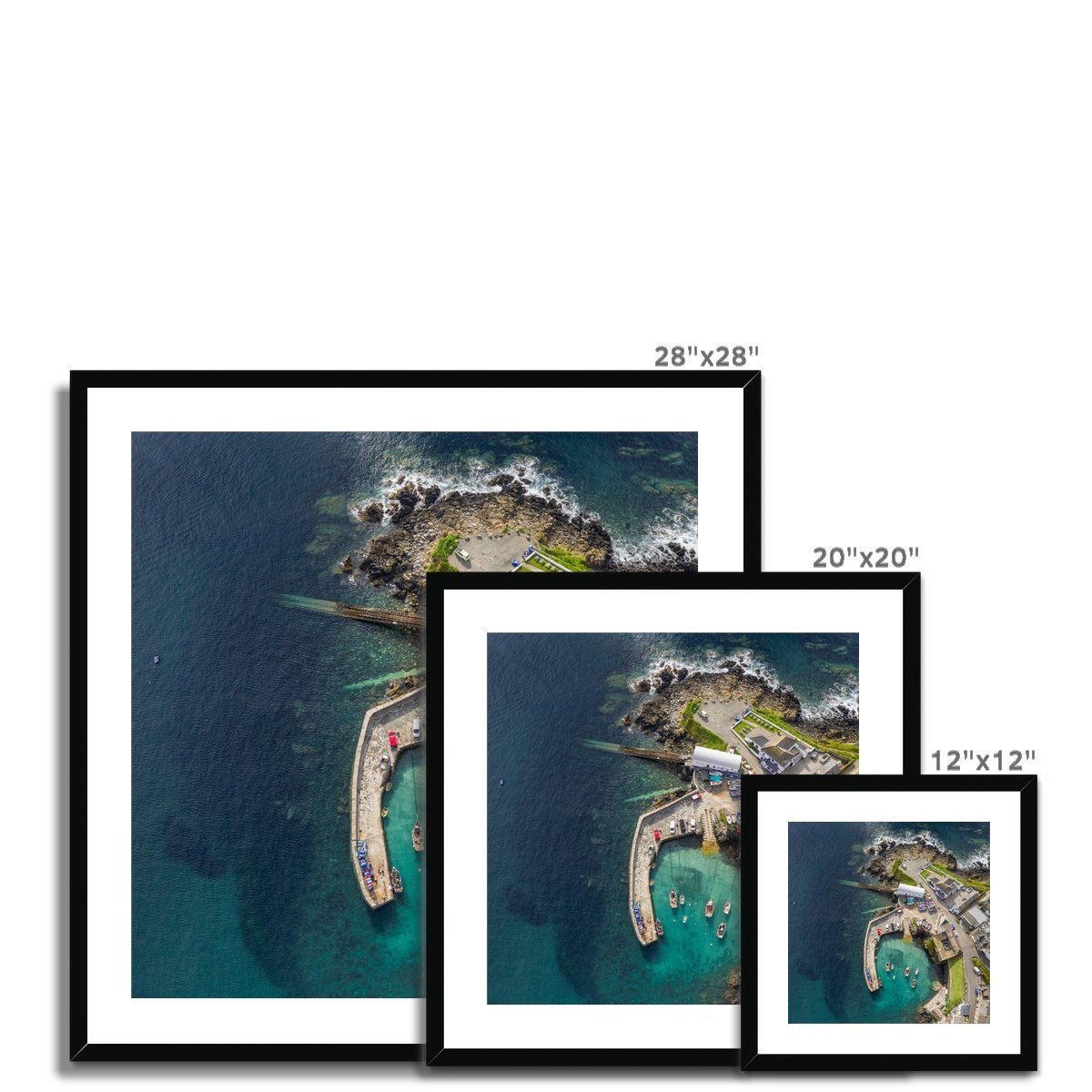 coverack from above frame sizes
