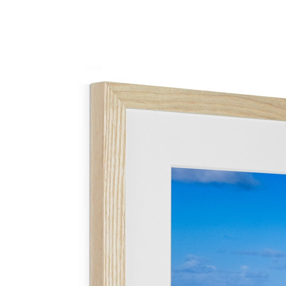 minack view wooden frame detail