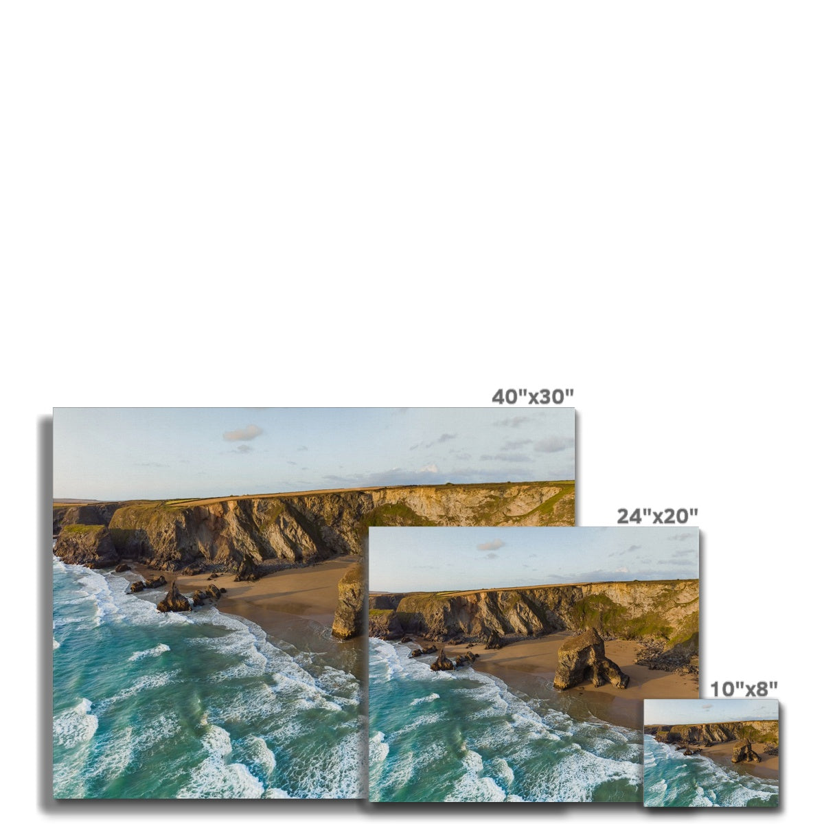 bedruthan steps canvas sizes