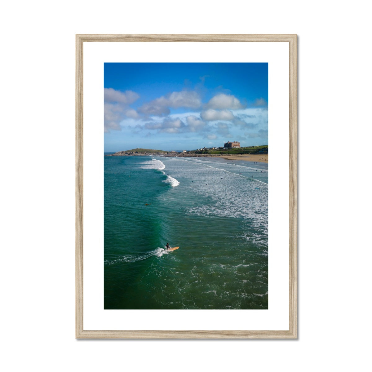 Fistral Surf ~ Framed & Mounted Print
