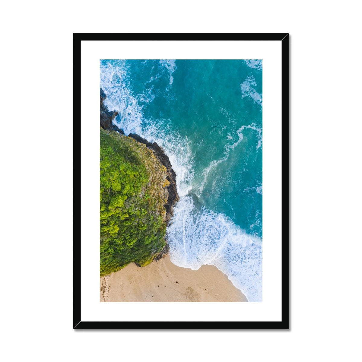 lantic bay polruan framed print