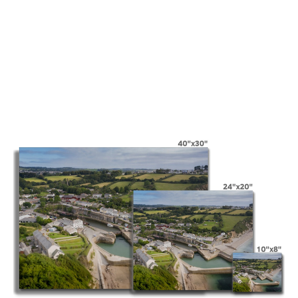 charlestown harbour canvas sizes