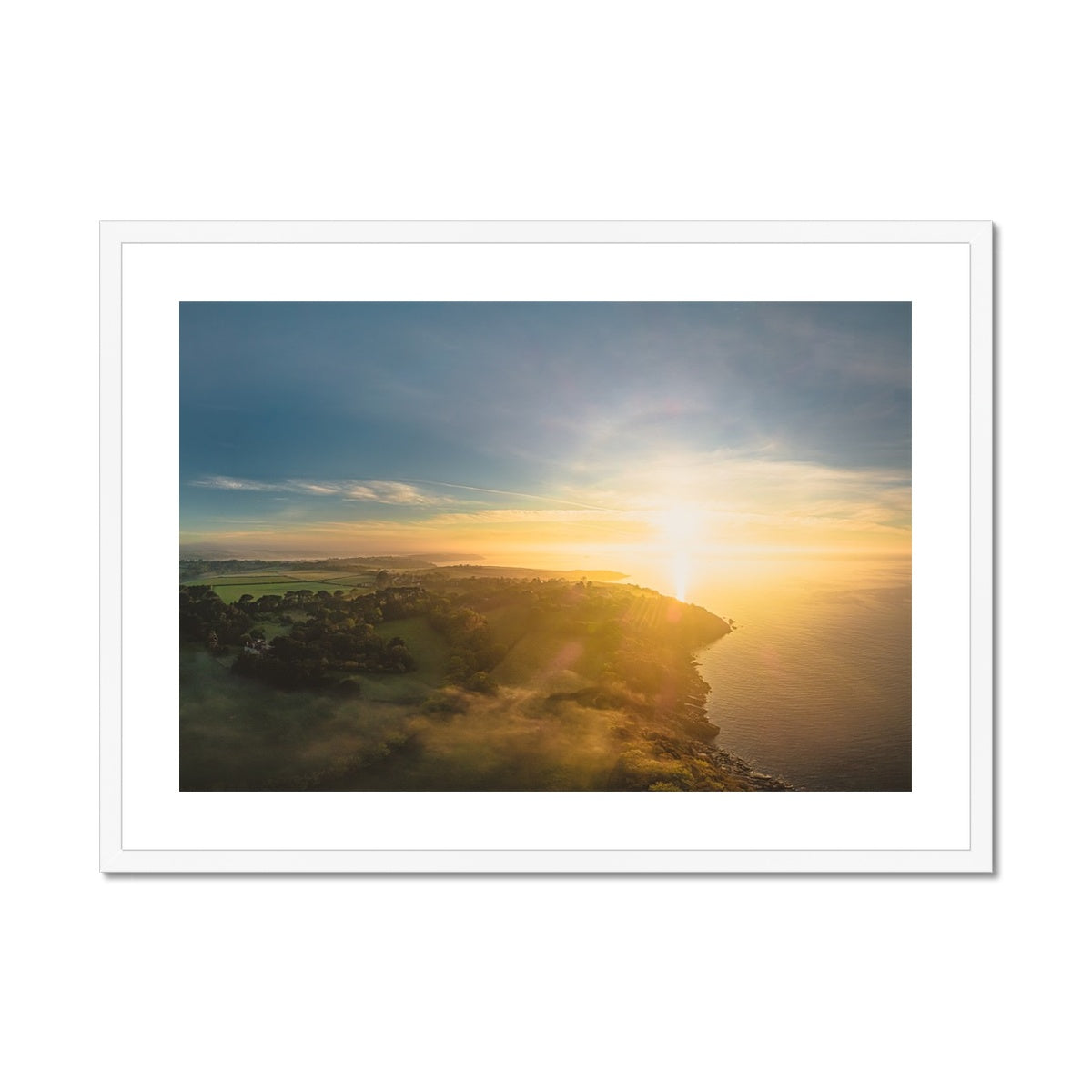 helford dawn white frame